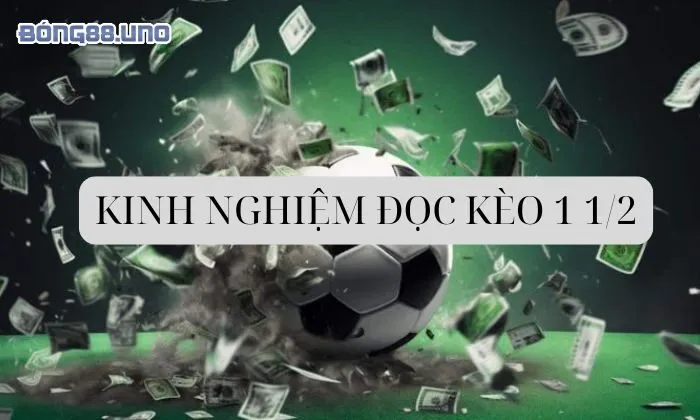 Những lưu ý cần ghi nhớ khi đặt cược kèo 1 1/2